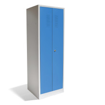 2-türiger Garderobenschrank mit mittiger Öffnung, LOCKER H 2 600 DOBLO