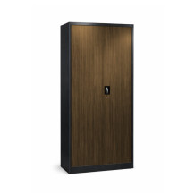 Büroschrank in Holzoptik, DOCUCAB CH 1900/900/400 7016/DW, Illustrationsfoto