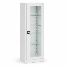 Arzneimittelschrank mit verglasten Türen, HOSPICAB M 1800/600/435 9003