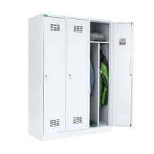3-türiger Garderobenschrank mit Trennwand, LOCKER H 3 BW