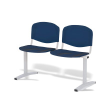 WAITBENCH LM/ICH 2 FR | 2-sitzige Wartebank - feuerbeständige Beschichtung