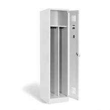 1-türiger Garderobenschrank mit Trennwand, LOCKER M 1 BW