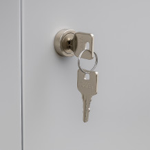 Schloss mit 2 Schlüsseln für Schränke der Serie M, LOCK IN 19