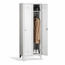 2-türiger Garderobenschrank mit langen Türen, LOCKER CH 2 F