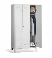 LOCKER CH 3 F - 3-türiger Garderobenschrank mit Füßen