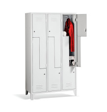LOCKER CH Z6 F - 6-türiger Garderobenschrank mit Z-Türen