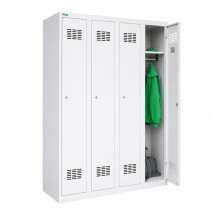 4-türiger Garderobenschrank mit langen Türen, LOCKER H 4