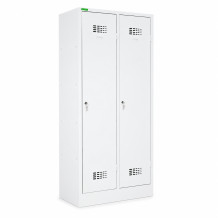 LOCKER M 2 400 | Metall-Garderobenschrank 2-türig ohne Trennwände