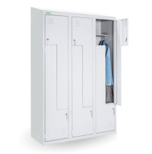 LOCKER H Z6 400 | 6-türiger Garderobenschrank mit Z-Türen mit einer Breite von 400 mm