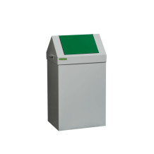 Abfallbehälter zur Mülltrennung mit grünem Deckel, SELECT 90L GREEN