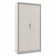 Büroschrank mit Rollladentüren, ROLOCAB CH 1950/1000/420 GY