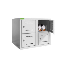 SHOEBOX H 2/4 | 2+2-türiger Schuhschrank mit Fachbreite 300 mm