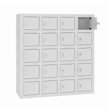 VBOX M 4/20 ELECTRO – Ladeschrank für Mobiltelefone mit 20 Fächern