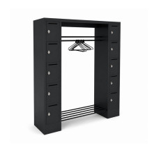 WARDROBE OPEN 1430 LH 7016 | Offenes Garderobensystem mit 10 Fächern mit Briefschlitz