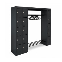 WARDROBE OPEN 2100 LH 7016 | Offenes Garderobensystem mit 15 Fächern mit Briefschlitz