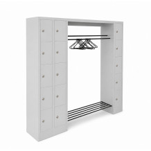WARDROBE OPEN 2100 | Offenes Garderobensystem mit 15 Fächern
