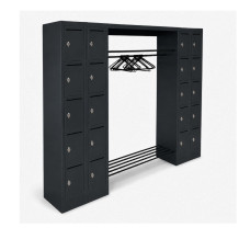 WARDROBE OPEN 2320 LH 7016 | Offenes Garderobensystem mit 20 Fächern und Briefeinwurf