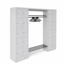 Offenes Garderobensystem mit 20 Fächern, WARDROBE OPEN 2320