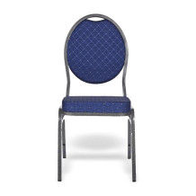 Stuhl mit anthrazitfarbenem Rahmen und blauem Bezug, HALLSEAT MX ROUND AT/DBE