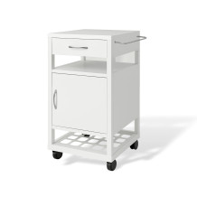 Mobiler Metall-Nachttisch, BEDSIDE CAB H WE