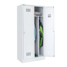 2-türiger Garderobenschrank mit Trennwand
