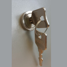 Schloss mit Zentralschlüsselsystem und kurzem Riegel, LOCK ABAB CENT SHORT