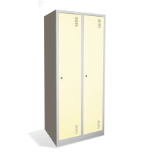 2- dverová šatníková skriňa s prepážkou, LOCKER CH 2 BW
