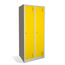 2- dverová šatníková skriňa s prepážkou, LOCKER CH 2 BW