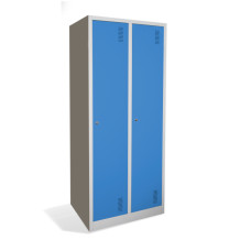 2- dverová šatníková skriňa s prepážkou, LOCKER CH 2 BW