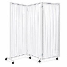 PARAVAN ZR 3P 1780/640 ROLL W | 3-teiliger Paravent auf Rollen