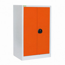 Lagerschrank mit 2 Fachböden, 1000/600/420 - RAL 2004