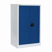 Lagerschrank mit 2 Fachböden, 1000/600/420 - RAL 5010