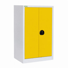 Lagerschrank mit 2 Fachböden, 1000/800/420 - RAL 1023