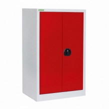 Lagerschrank mit 2 Fachböden, 1000/800/420 - RAL 3020