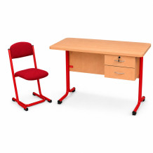 Set Lehrerpult + Stuhl, SCHOOLDEPARTMENT + SEAT RM