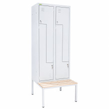 4-türiger Garderobenschrank mit Z-Türen