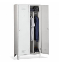 LOCKER CH 2 BWF - 2-türiger Garderobenschrank mit Trennwand
