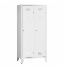 LOCKER CH 2 BWF - 2-türiger Garderobenschrank mit Trennwand