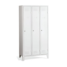 LOCKER CH 3 F - 3-türiger Garderobenschrank mit Füßen
