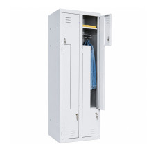 4-türiger Garderobenschrank mit Z-förmigen Türen, LOCKER H Z4 300