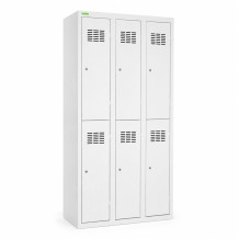6-türiger Umkleideschrank mit kurzen Türen, LOCKER H 3/6