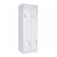 4-türiger Garderobenschrank mit Z-förmigen Türen, LOCKER H Z4 300