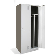 2-türiger Garderobenschrank mit Trennwand, LOCKER CH 2 BW