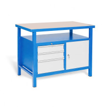 LWB GE 1200 D3C | Leichter Arbeitstisch mit Schubladen und Schrank