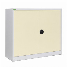 Lagerschrank mit 2 Fachböden, 1000/1200/420 - RAL 1013