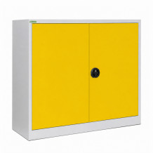 Lagerschrank mit 2 Fachböden, 1000/1200/420 - RAL 1023