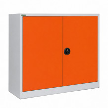 Lagerschrank mit 2 Fachböden, 1000/1200/420 - RAL 2004