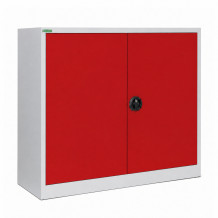 Lagerschrank mit 2 Fachböden, 1000/1200/420 - RAL 3020