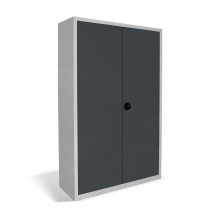 Lagerschrank mit 4 Fachböden, 1945/1200/420 mm - RAL 7016