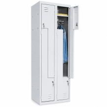 LOCKER H Z4 350 | 4-türiger Garderobenschrank mit Z-Türen